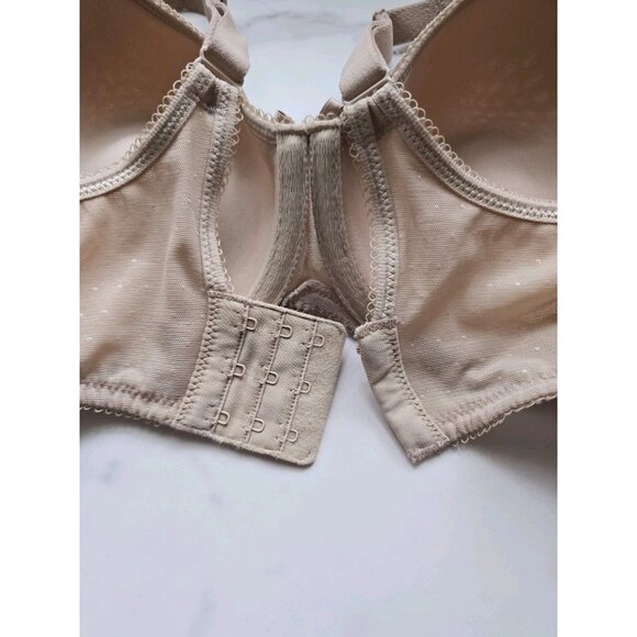 Wacoal Retro Chic Contour Beige Full Coverage Underwire Lined 853186 Bra 34DD - Picture 8 of 9